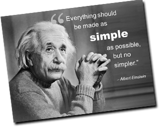 Make as simple as possible