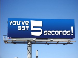 You've got 5 seconds